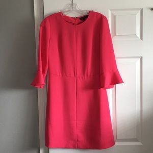 Banana Republic pink flutter sleeve dress